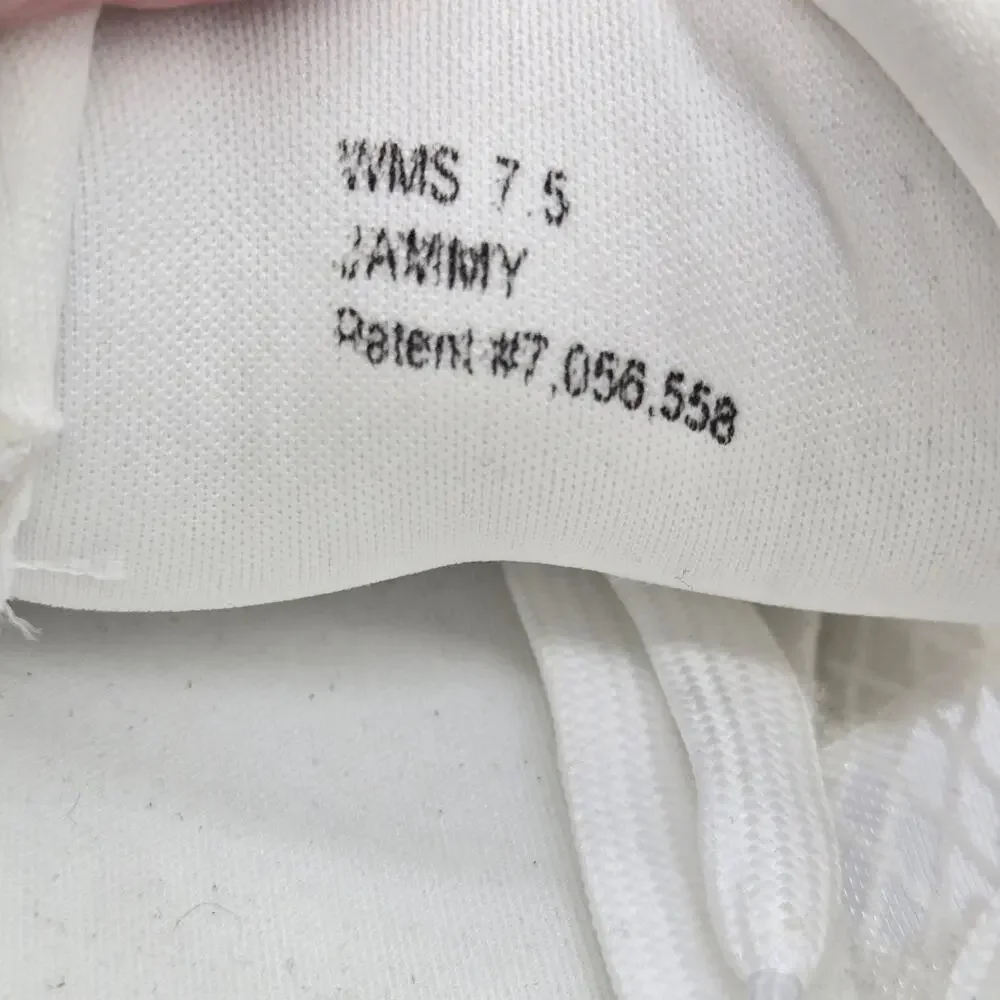 Dolce Vita Jammy Woven Mesh Sneakers Sz 7.5 White Womens Lace Comfort Breathable